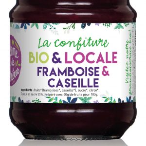 Pot de confiture framboise & caseille