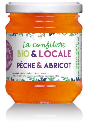 Confiture pêche & abricot
